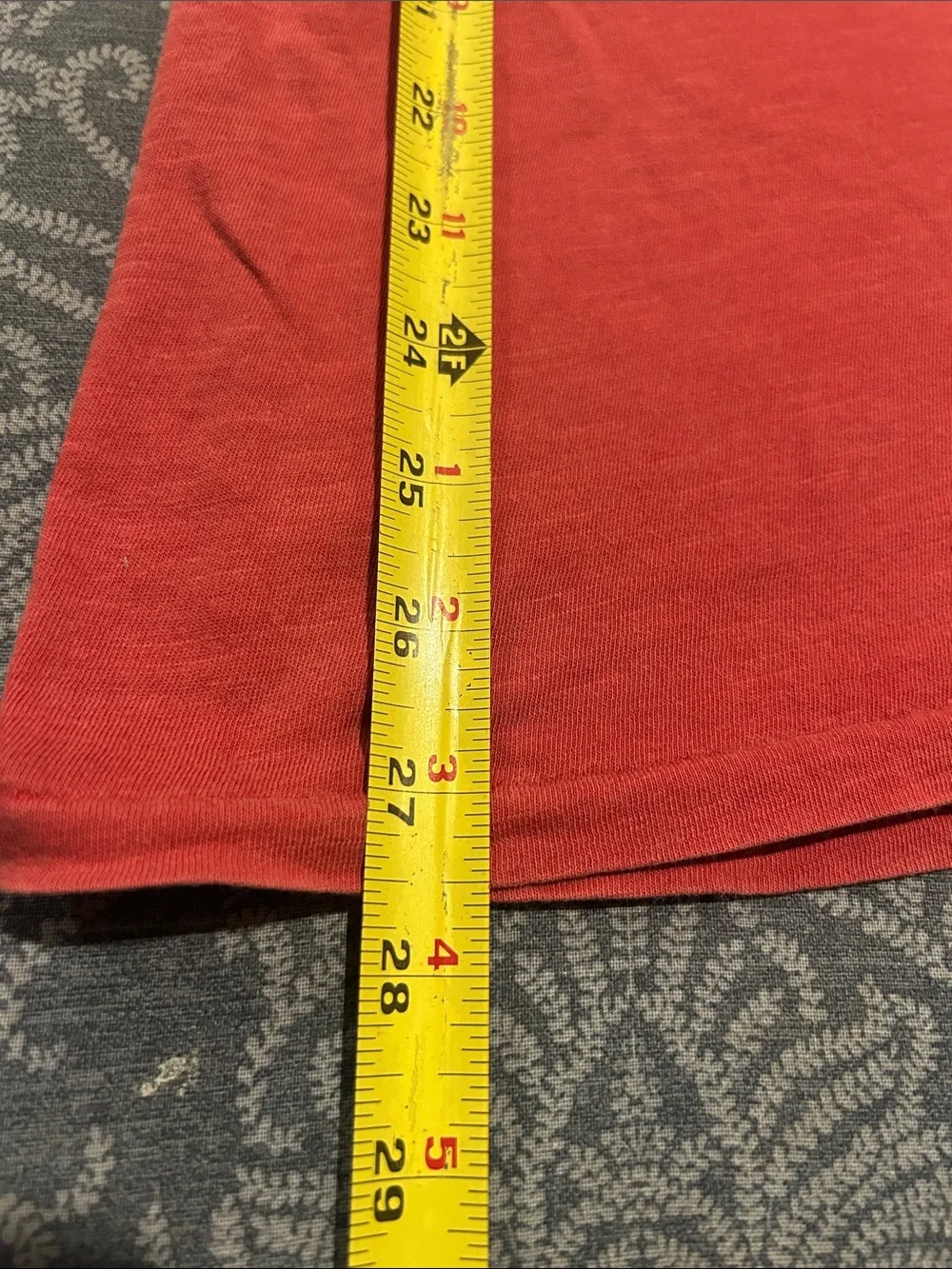 Polo by Ralph Lauren Vintage-Style Red Crewneck Tee with Navy Graphic